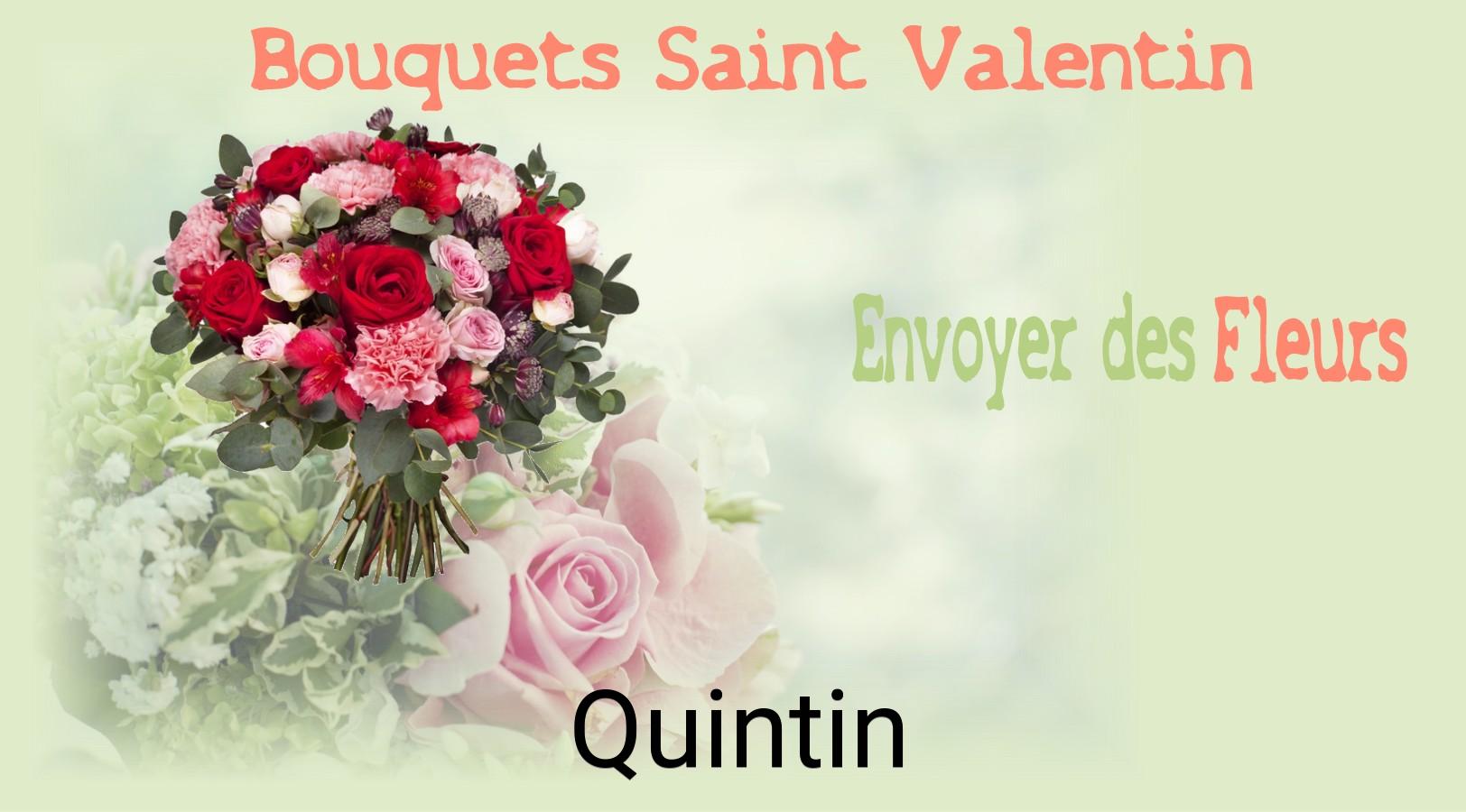 Roses de Saint-Valentin livrées à Quintin